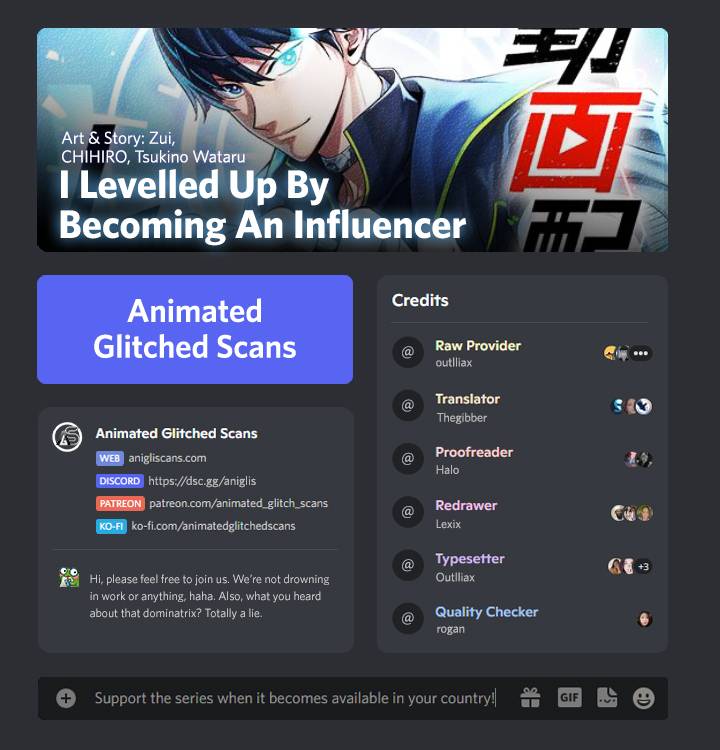 I Levelled Up by Becoming an Influencer Chapter 7 - page 1
