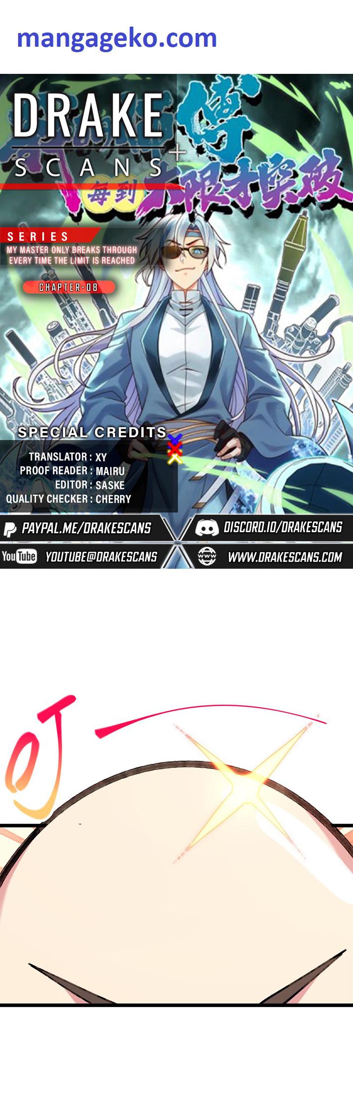 My Master Only Breaks Through Every Time the Limit Is Reached Chapter 8 - page 1
