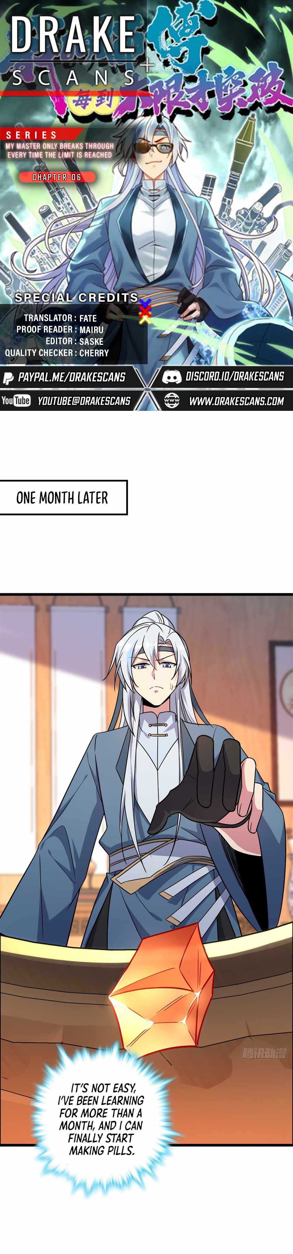 My Master Only Breaks Through Every Time the Limit Is Reached Chapter 6 - page 1