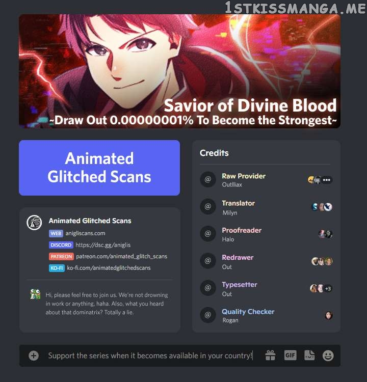 Savior of Divine Blood ~Draw Out 0.00000001% To Become the Strongest~ Chapter 3 - page 1