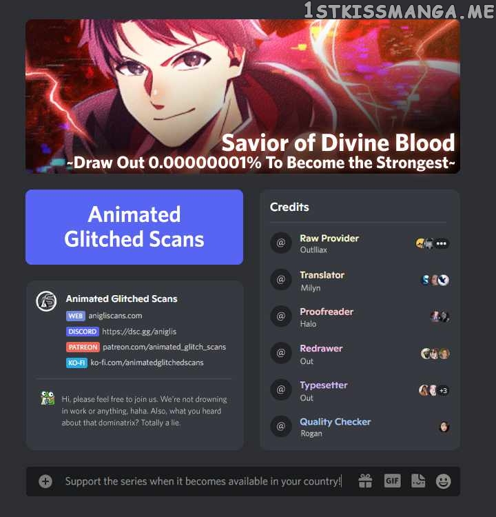 Savior of Divine Blood ~Draw Out 0.00000001% To Become the Strongest~ Chapter 0 - page 1