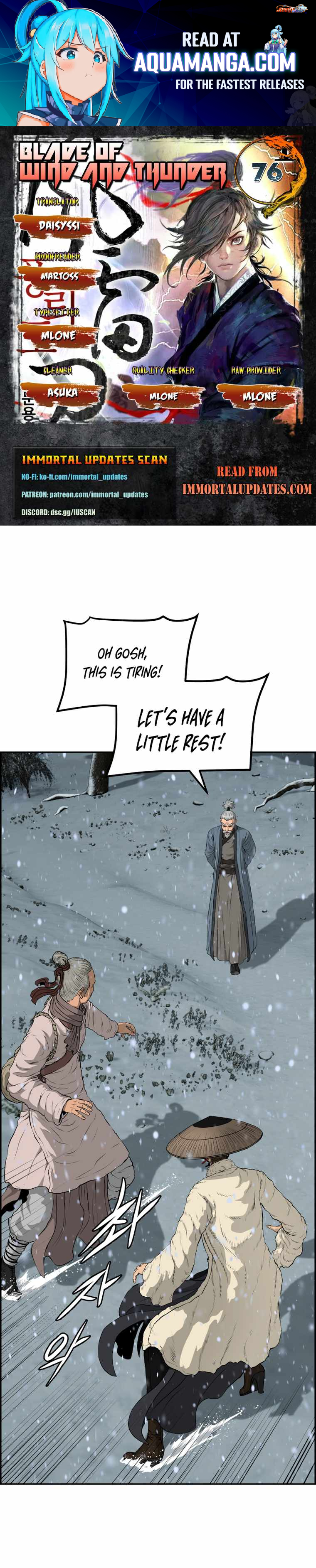 Blade Of Wind And Thunder Chapter 76 - page 1