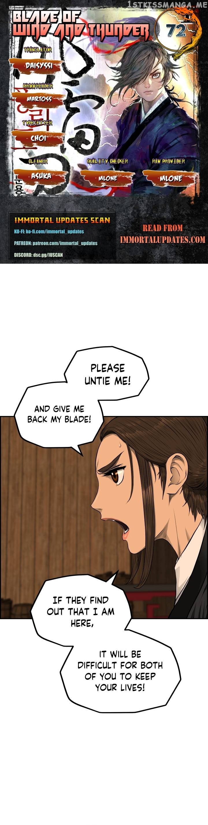 Blade Of Wind And Thunder Chapter 72 - page 1