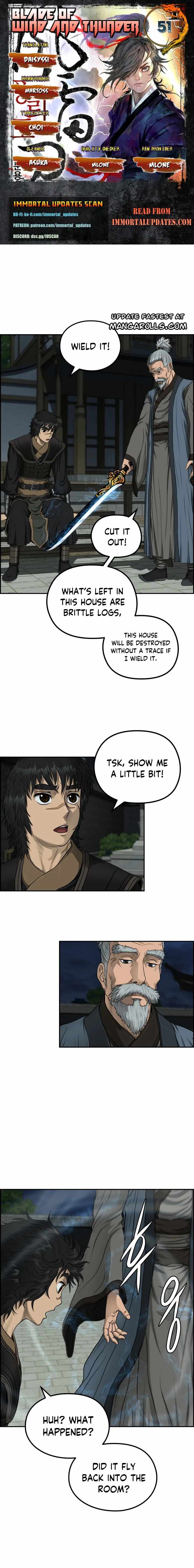 Blade Of Wind And Thunder chapter 51 - page 1