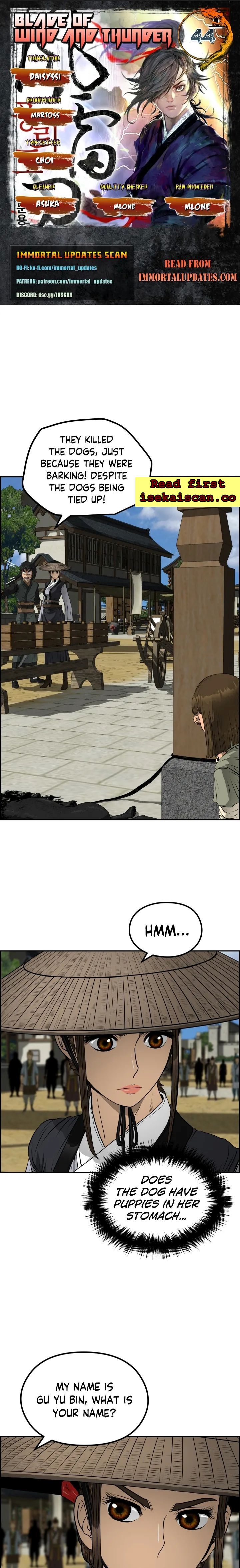 Blade Of Wind And Thunder chapter 44 - page 1