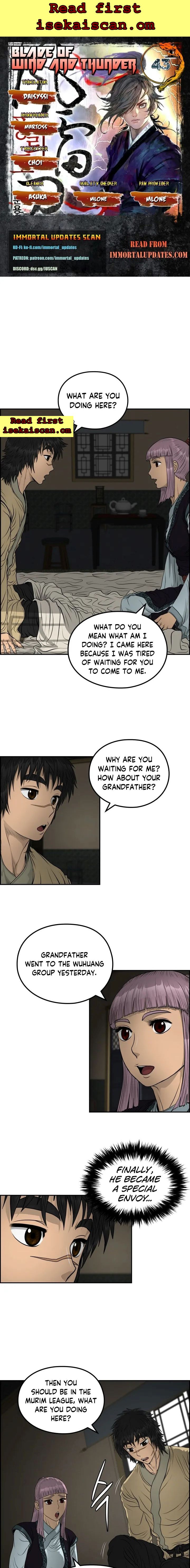 Blade Of Wind And Thunder chapter 43 - page 1