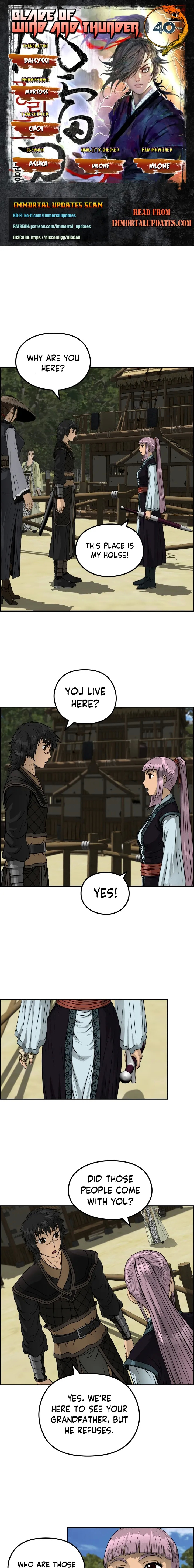 Blade Of Wind And Thunder chapter 40 - page 1