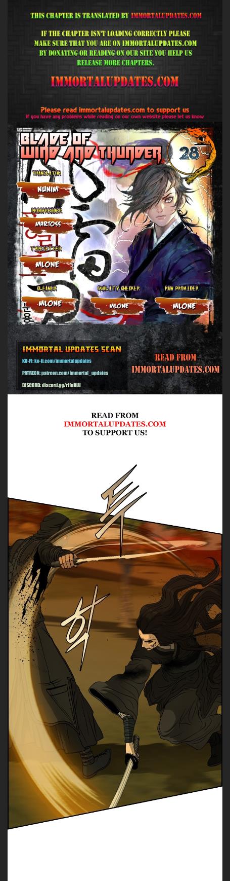 Blade Of Wind And Thunder chapter 28 - page 1