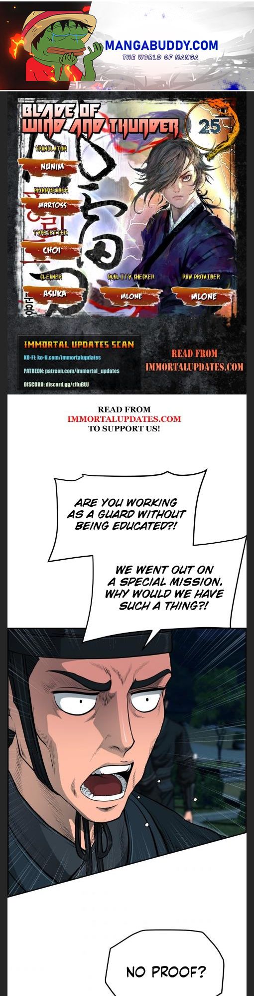 Blade Of Wind And Thunder chapter 25 - page 1
