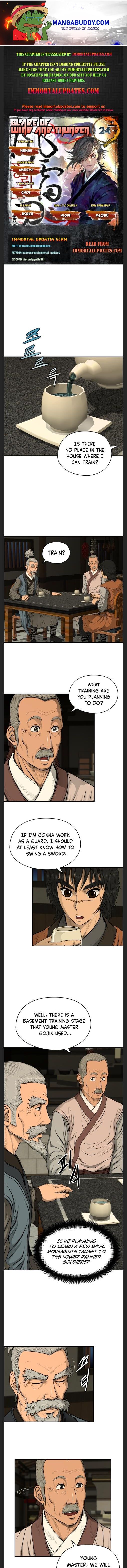 Blade Of Wind And Thunder chapter 24 - page 1