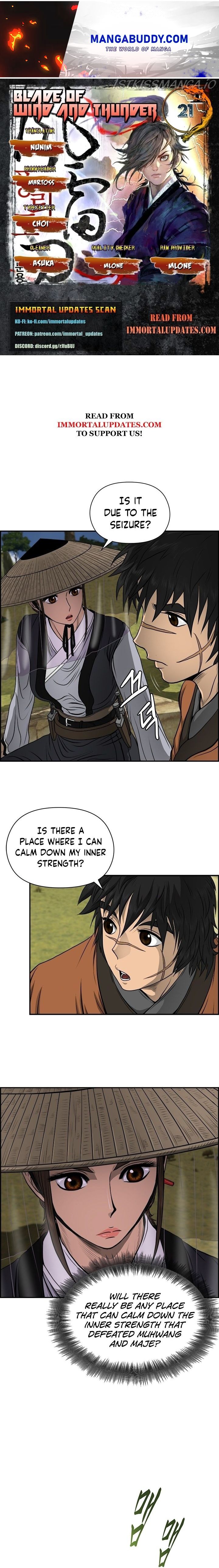 Blade Of Wind And Thunder chapter 21 - page 1