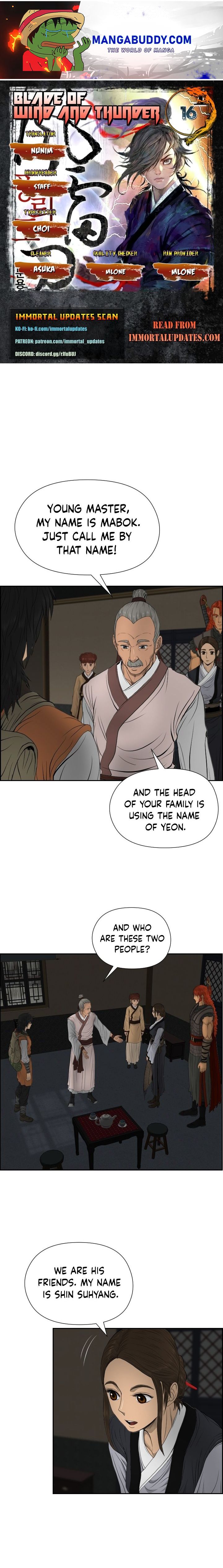 Blade Of Wind And Thunder chapter 16 - page 1