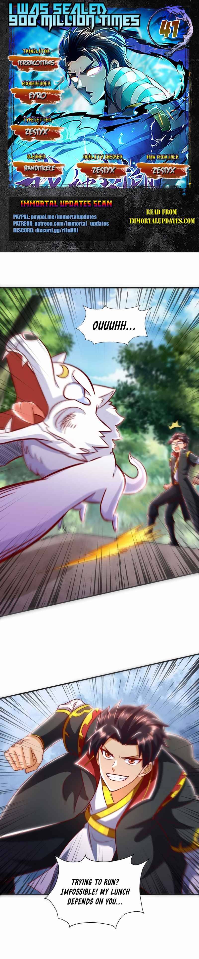 I Was Sealed 900 Million Times Chapter 41 - page 1