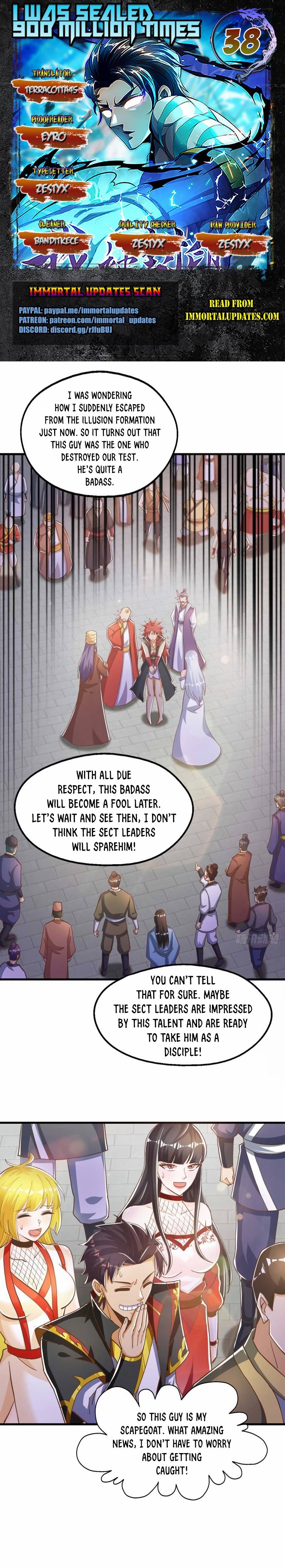 I Was Sealed 900 Million Times Chapter 38 - page 1