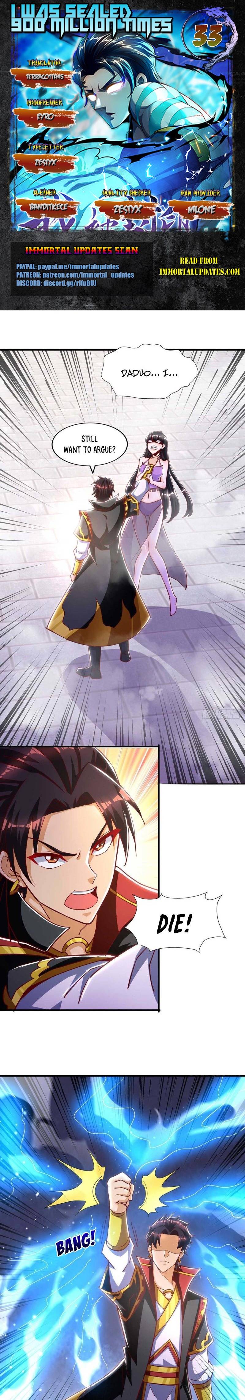 I Was Sealed 900 Million Times Chapter 33 - page 1