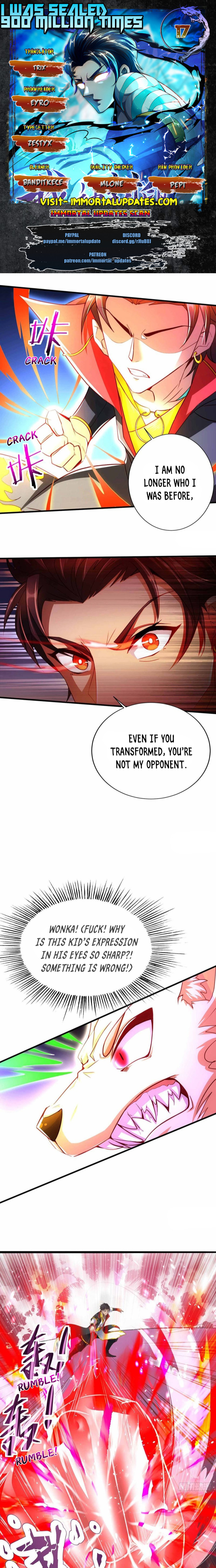 I Was Sealed 900 Million Times Chapter 17 - page 1