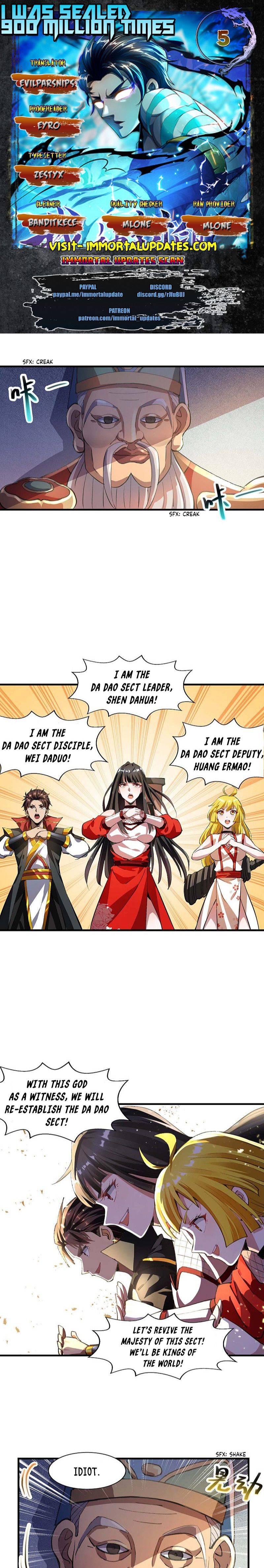 I Was Sealed 900 Million Times Chapter 5 - page 1