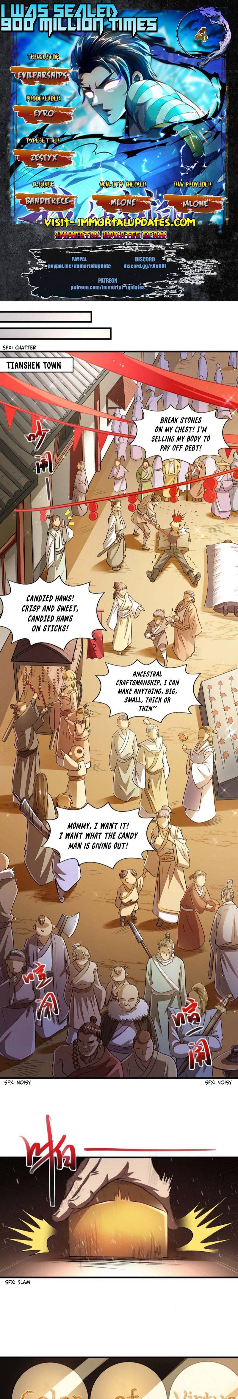 I Was Sealed 900 Million Times Chapter 4 - page 1
