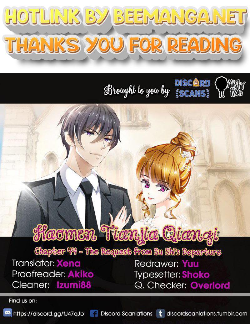 Ex-wife of A Billionaire ( Haomen Tianjia Qianqi ) Chapter 44 - page 1