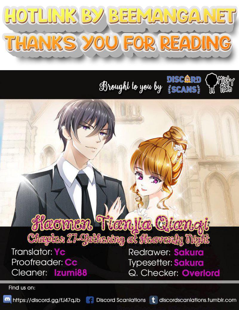 Ex-wife of A Billionaire ( Haomen Tianjia Qianqi ) Chapter 27 - page 1