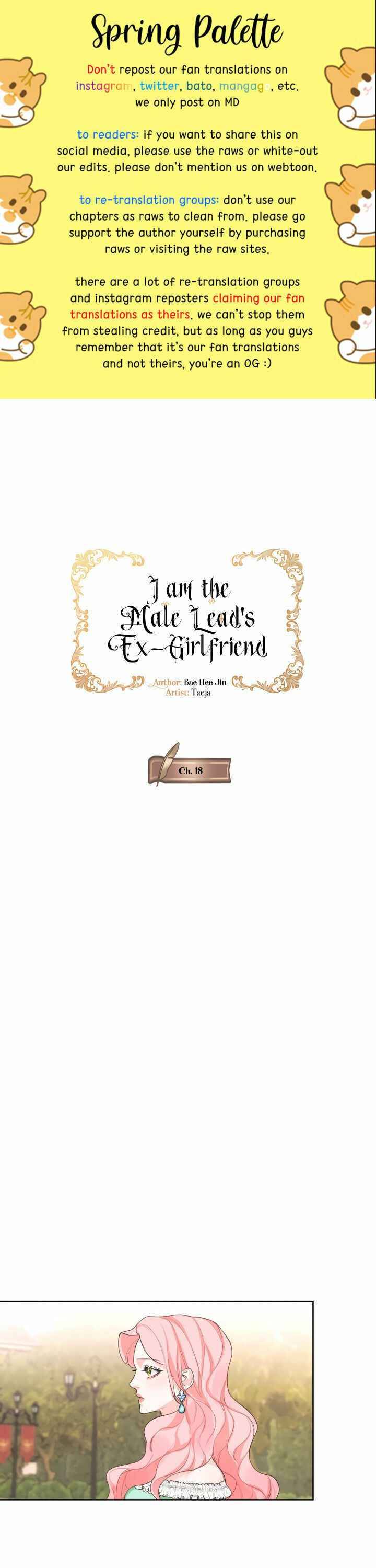 I am the Male Lead’s Ex-Girlfriend chapter 18 - page 2