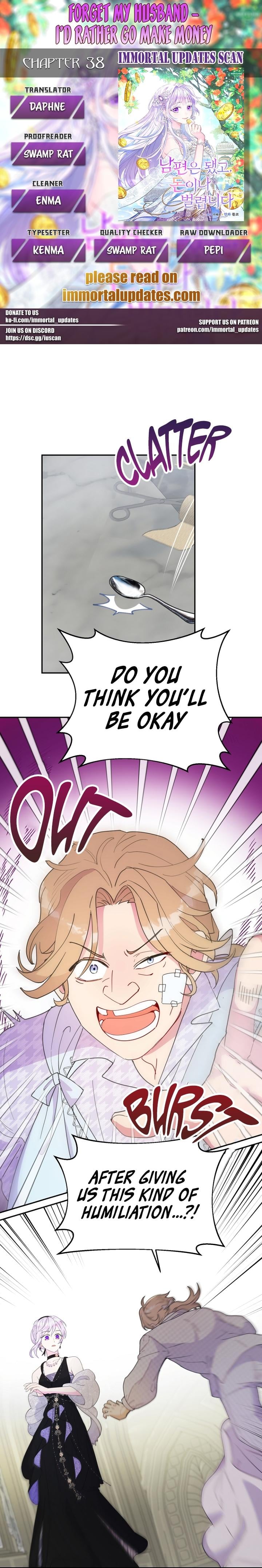 Forget My Husband, I’ll Go Make Money Chapter 38 - page 1