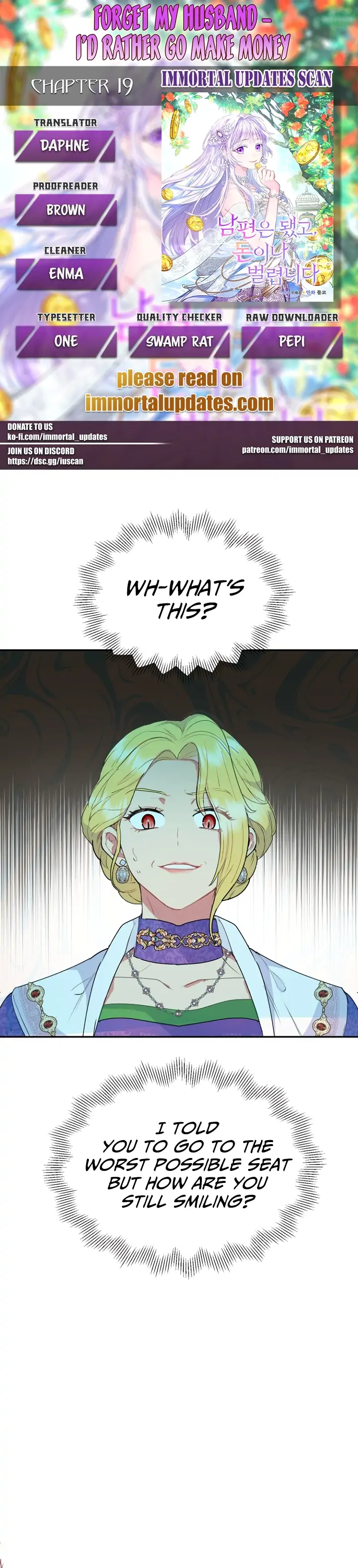 Forget My Husband, I’ll Go Make Money Chapter 19 - page 1