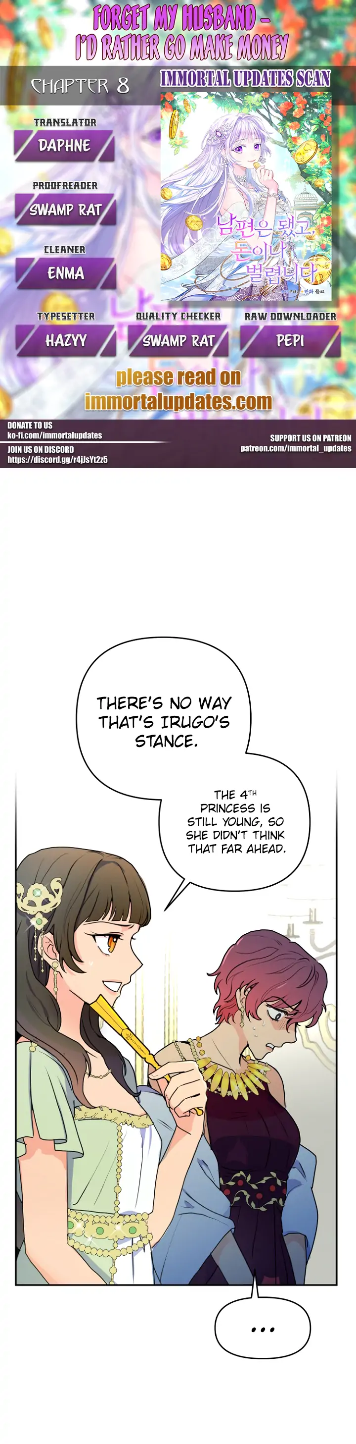 Forget My Husband, I’ll Go Make Money Chapter 8 - page 1