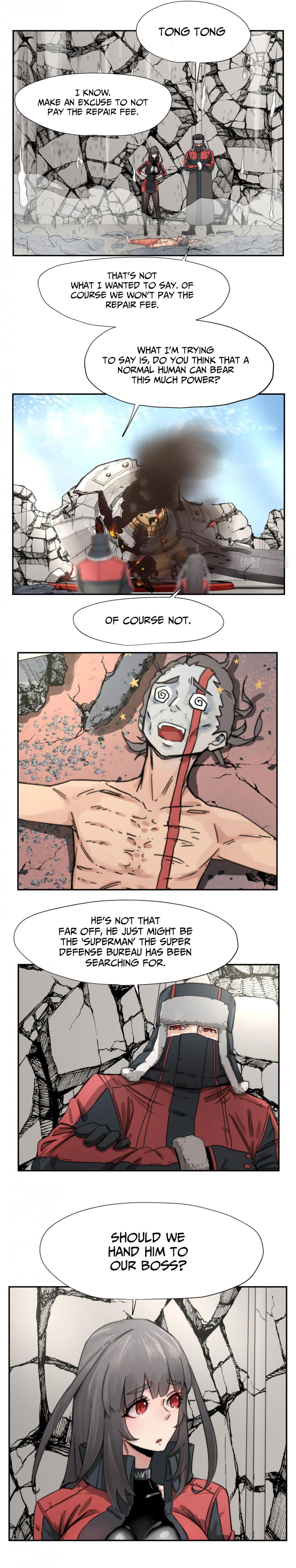 A world where only super beings are harmed Chapter 5 - page 6
