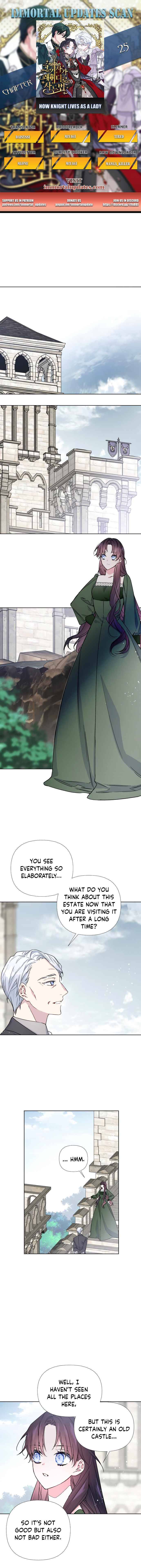The Way That Knight Lives As a Lady chapter 25 - page 1
