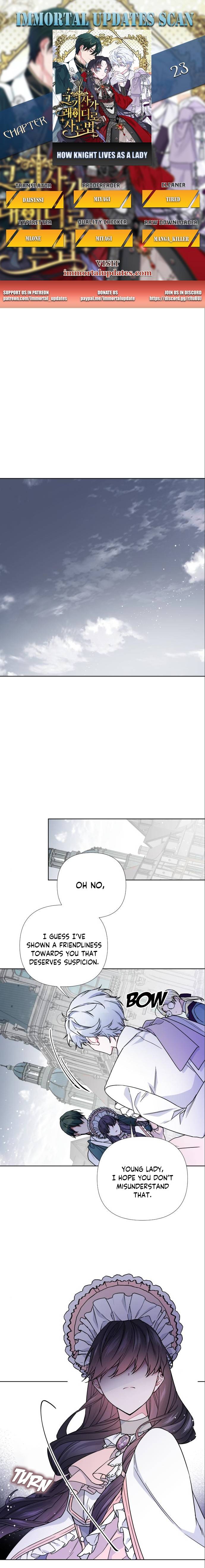 The Way That Knight Lives As a Lady chapter 23 - page 1