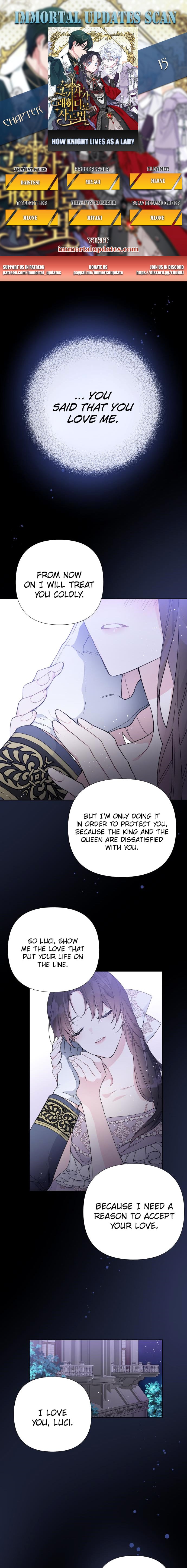 The Way That Knight Lives As a Lady chapter 15 - page 1
