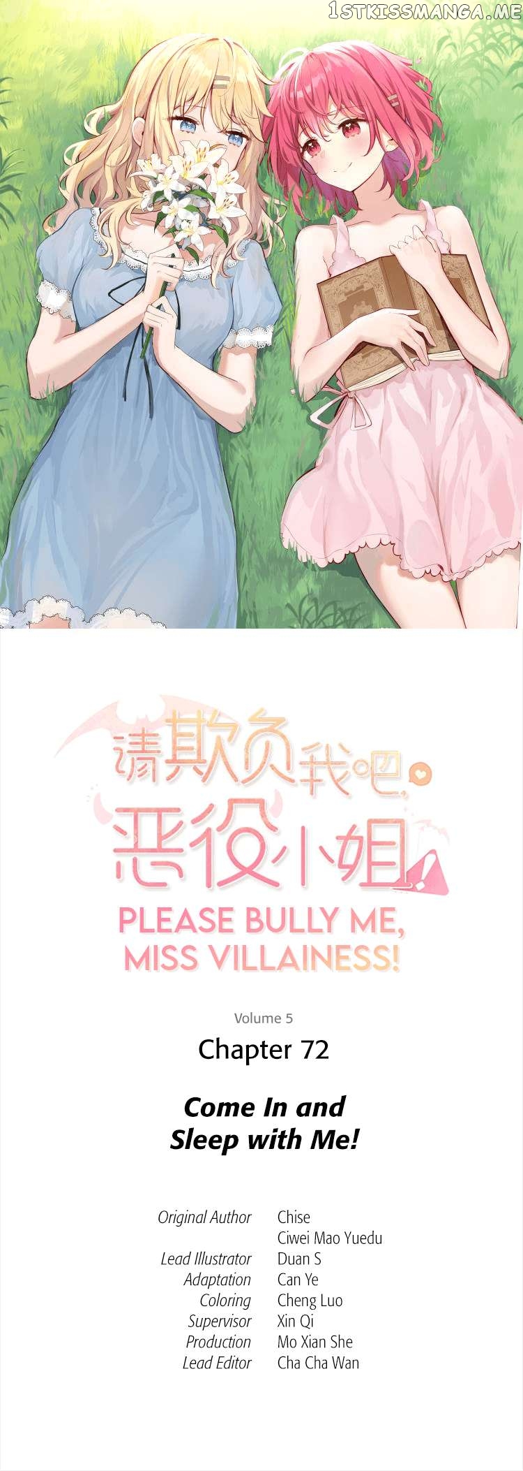 Please Bully Me, Miss Villainess! Chapter 72 - page 1