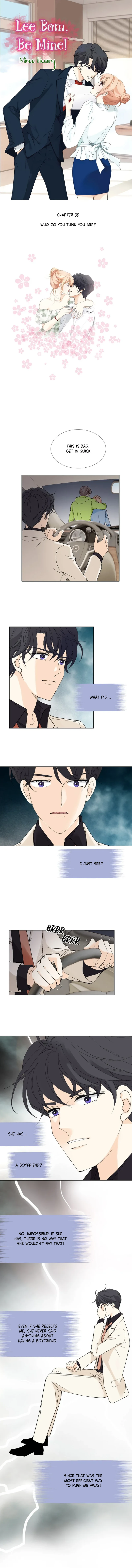 Lee bom , be mine chapter 35 - page 1