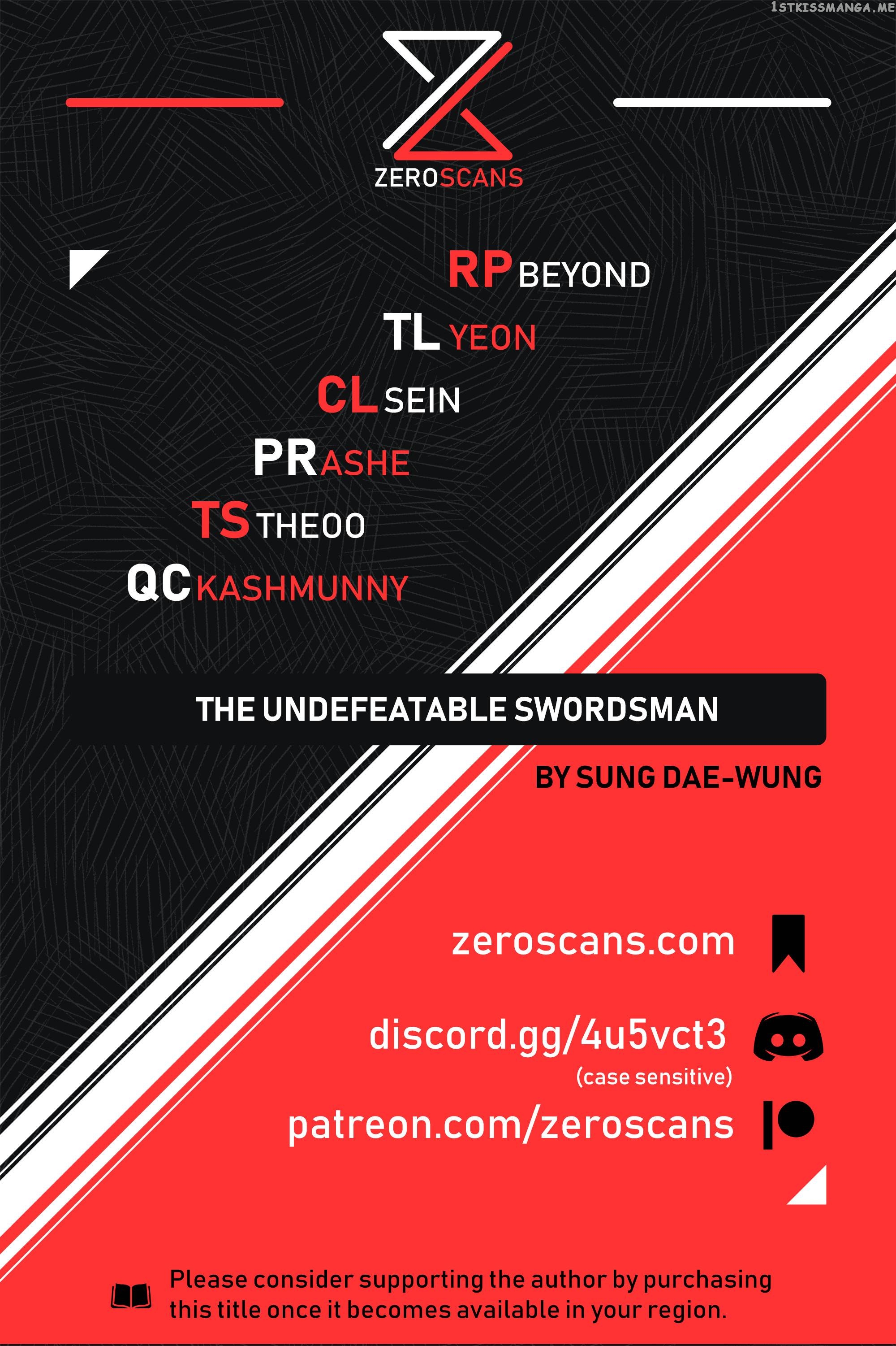 The Undefeatable Swordsman Chapter 158 - page 1