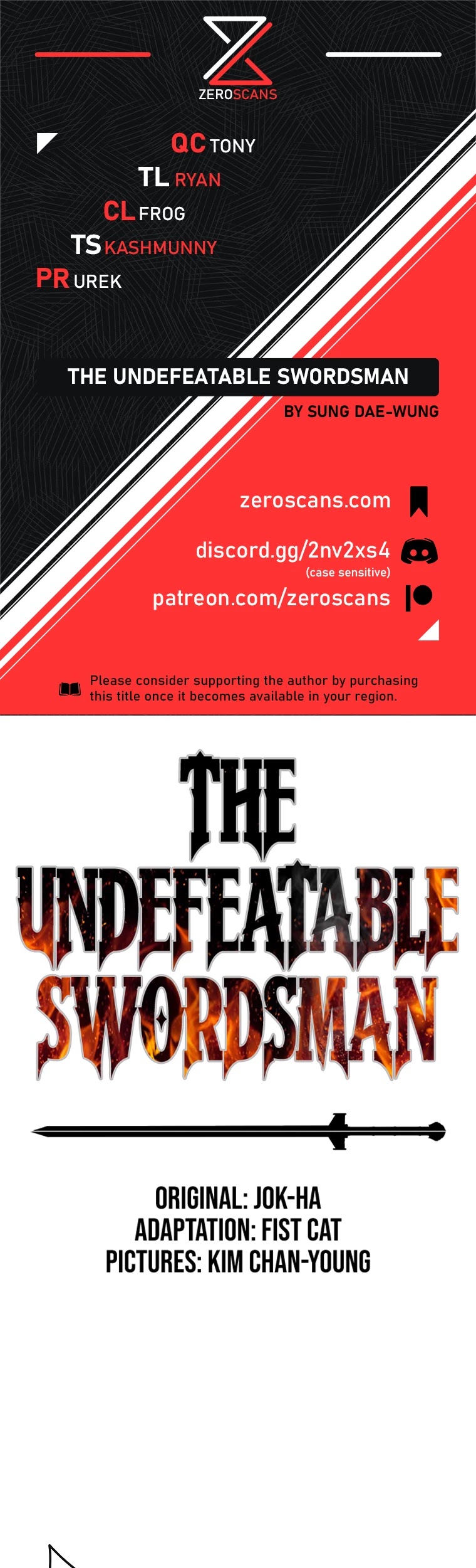 The Undefeatable Swordsman chapter 101 - page 1