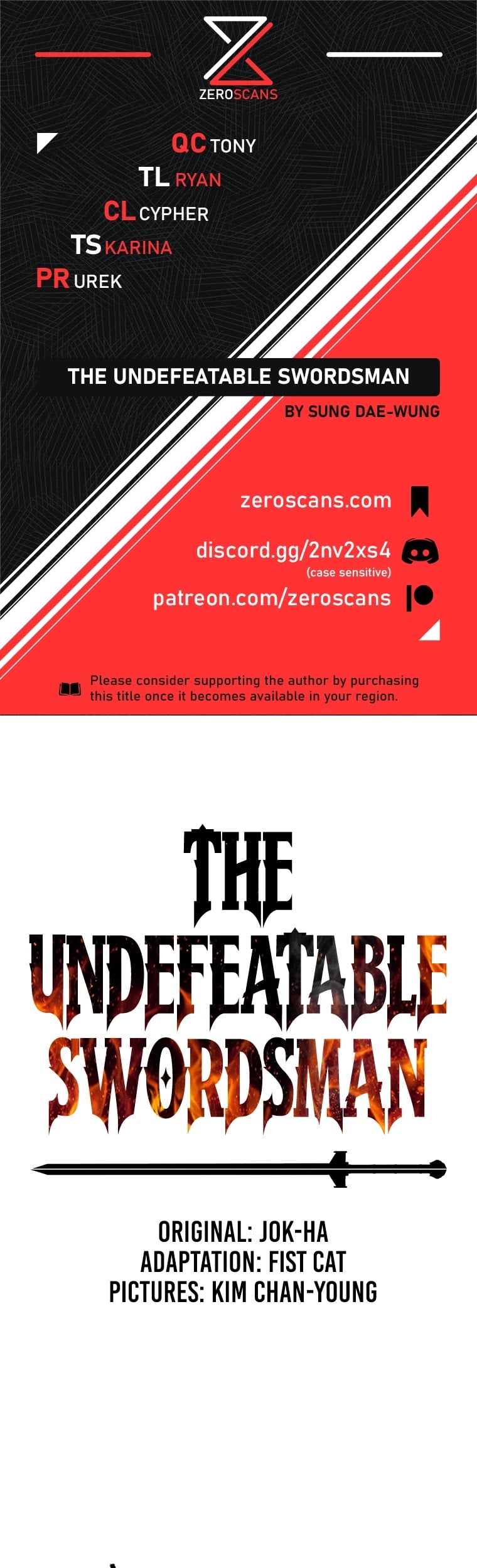 The Undefeatable Swordsman chapter 97 - page 1