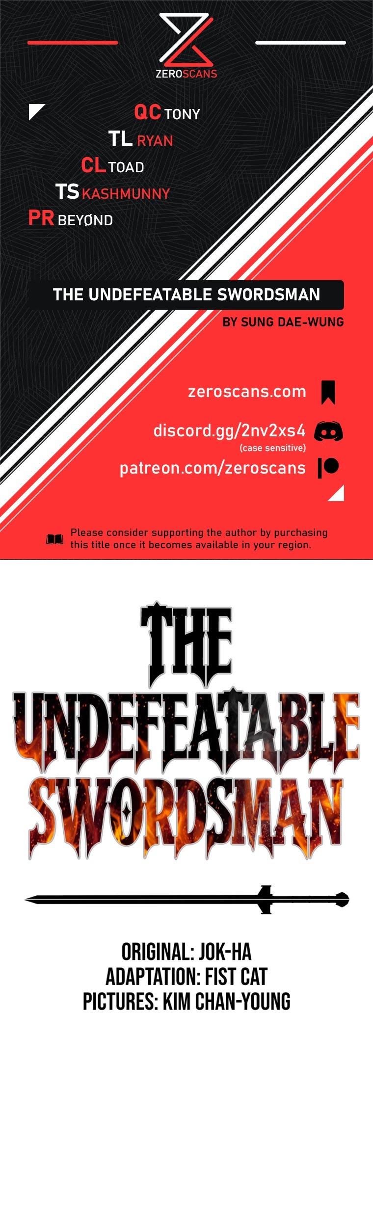 The Undefeatable Swordsman chapter 91 - page 1