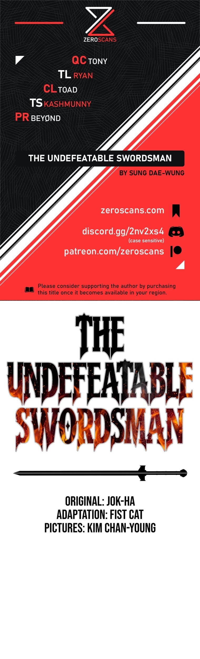 The Undefeatable Swordsman chapter 89 - page 1