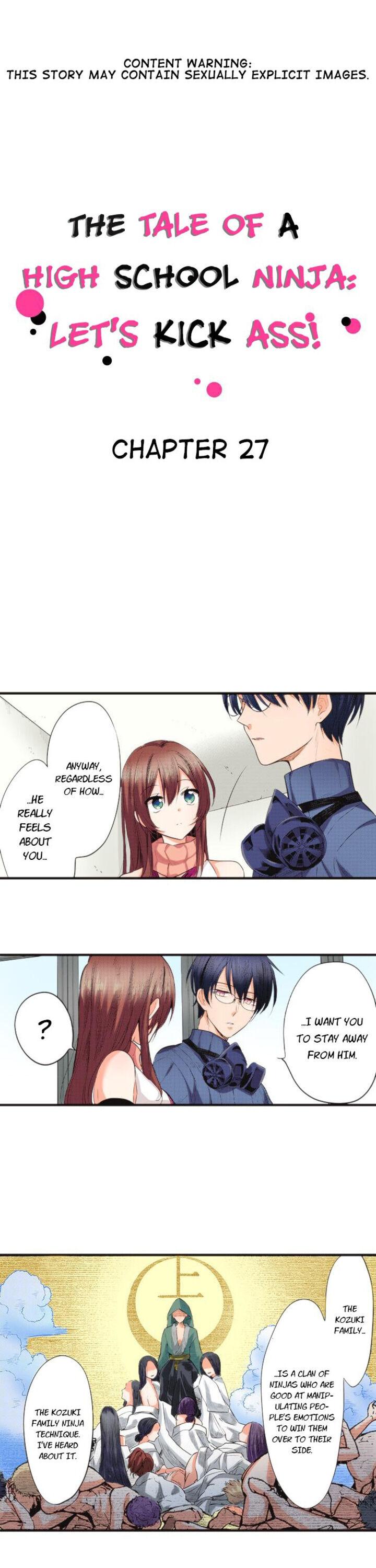 The Tale of a High School Ninja Chapter 27 - page 1