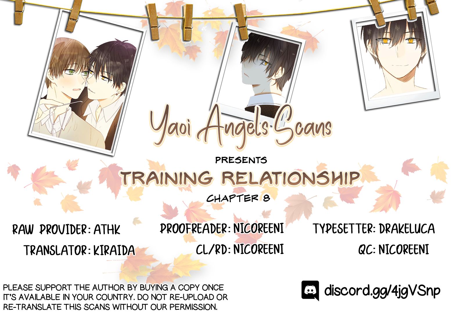 Training Relationship chapter 8 - page 1