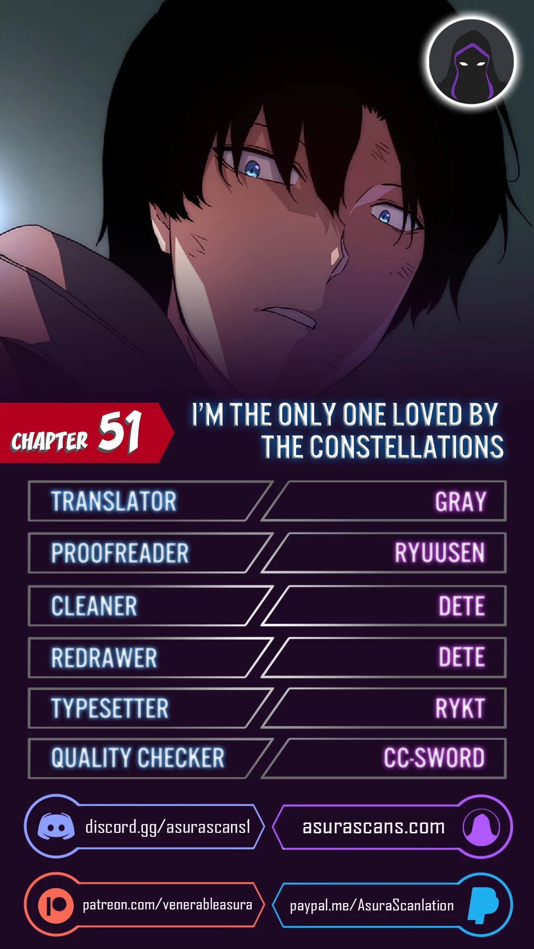 I’m the Only One Loved by the Constellations! chapter 51 - page 1