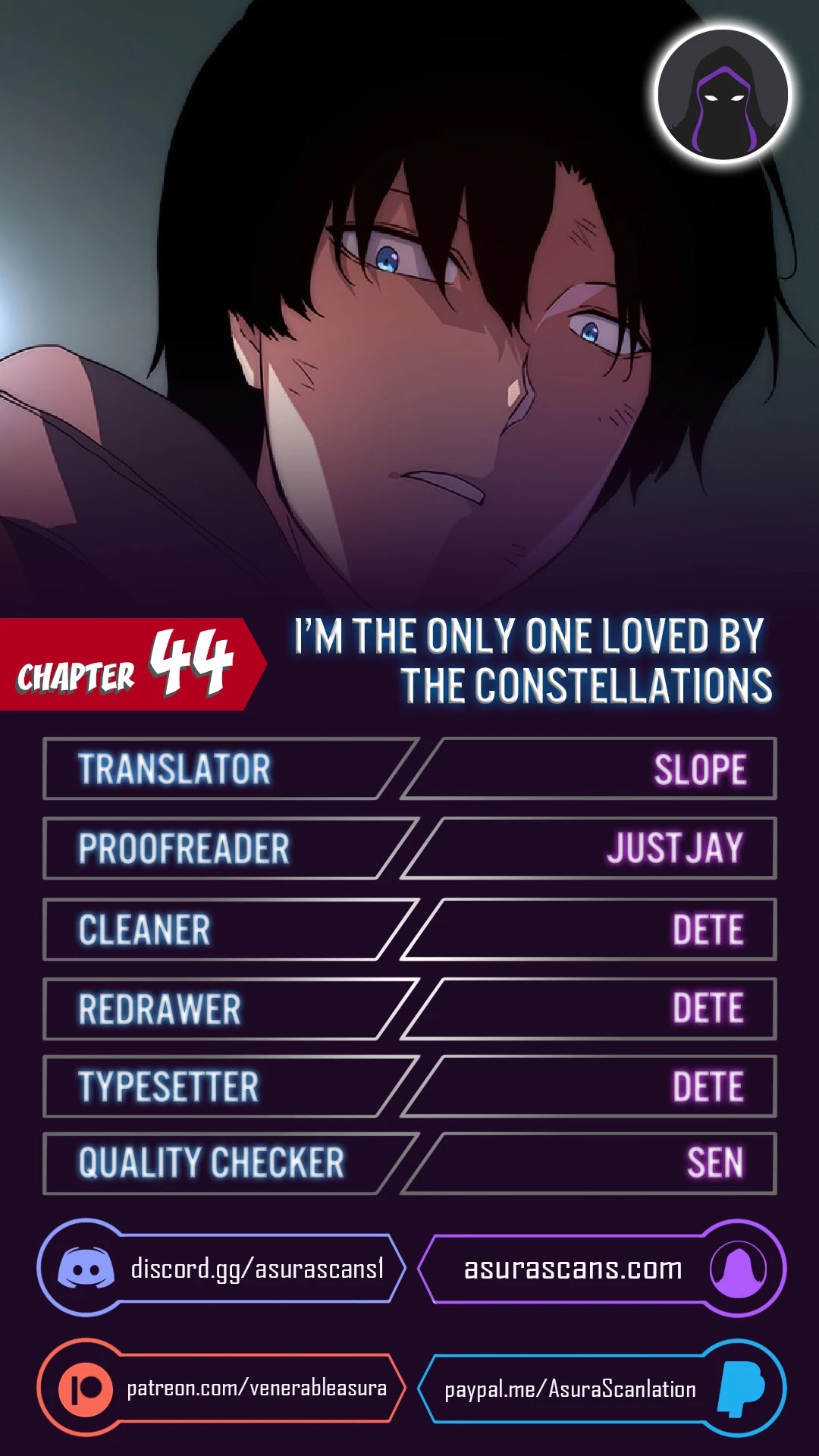 I’m the Only One Loved by the Constellations! chapter 44 - page 1