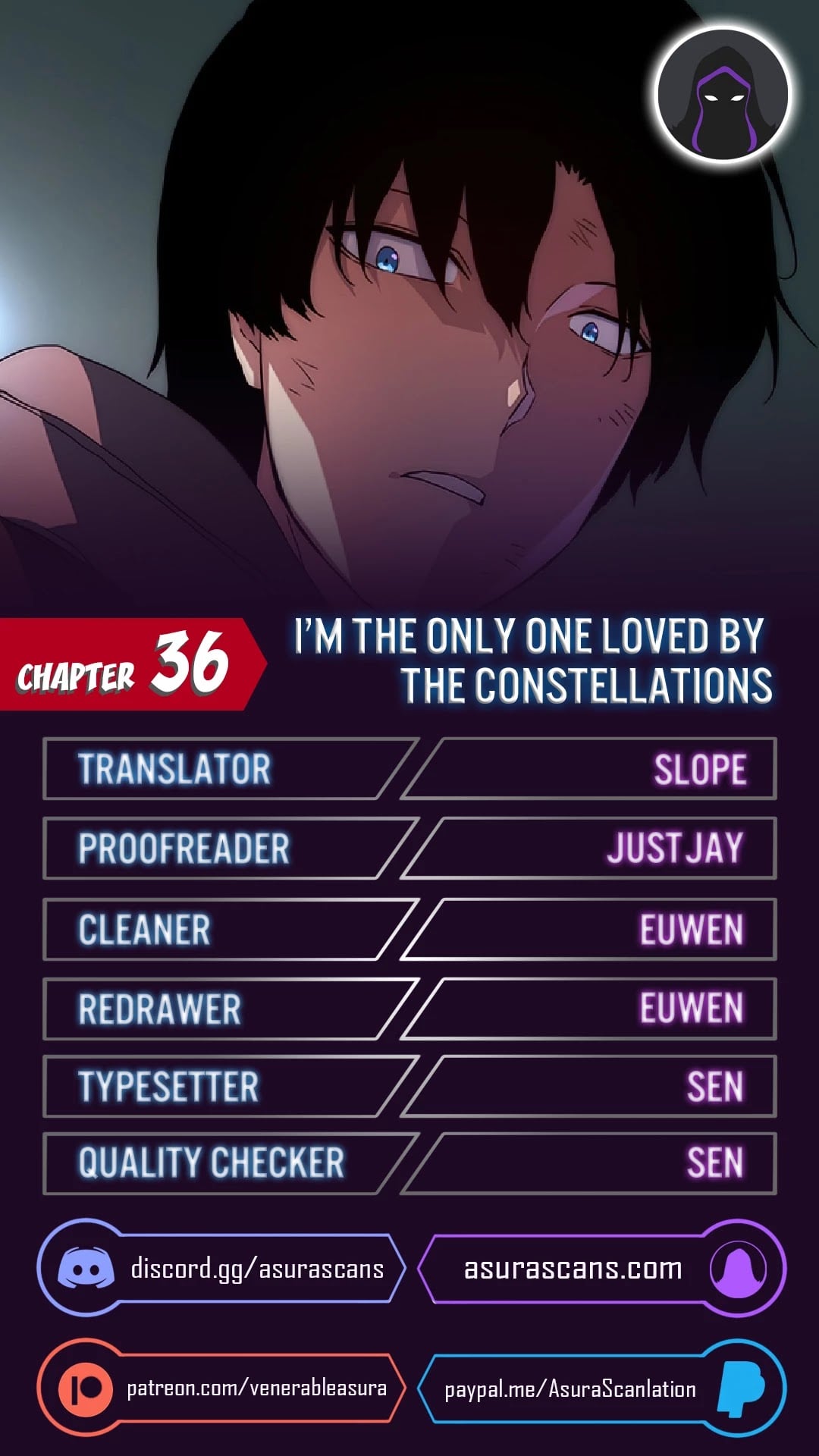 I’m the Only One Loved by the Constellations! chapter 36 - page 1