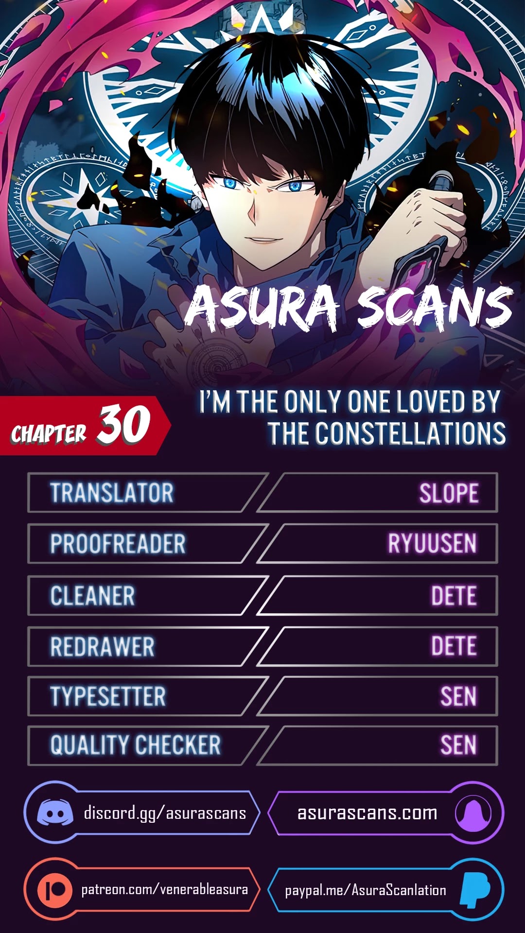 I’m the Only One Loved by the Constellations! chapter 30 - page 1