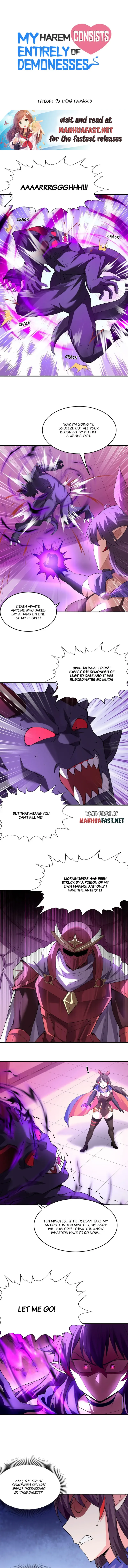 My Harem Is Entirely Female Demon Villains Chapter 93 - page 1