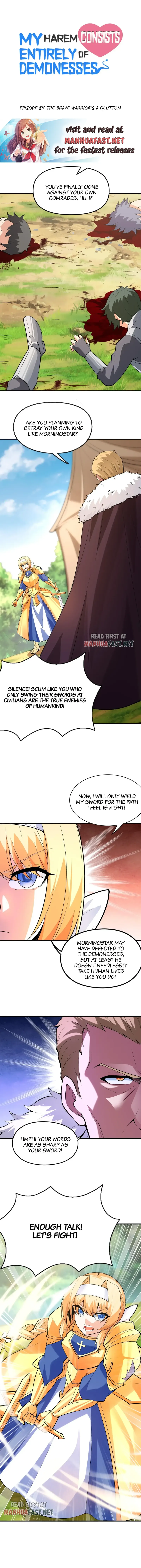 My Harem Is Entirely Female Demon Villains Chapter 89 - page 1