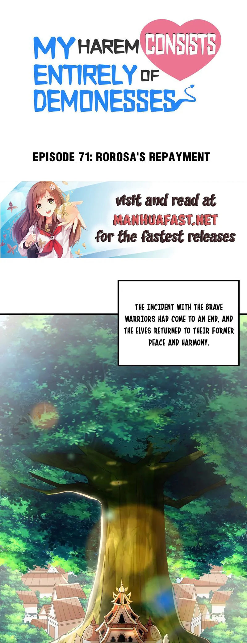 My Harem Is Entirely Female Demon Villains Chapter 71 - page 1
