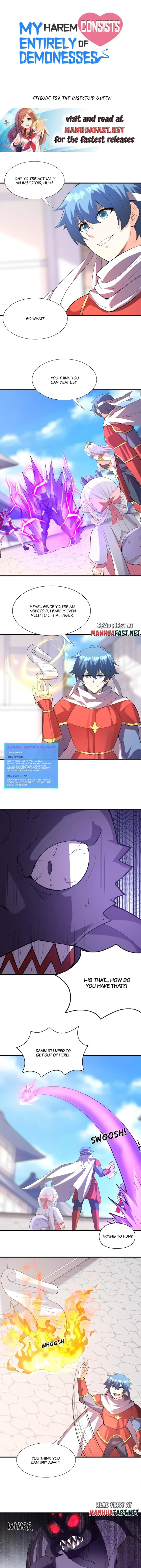 My Harem Is Entirely Female Demon Villains Chapter 107 - page 1