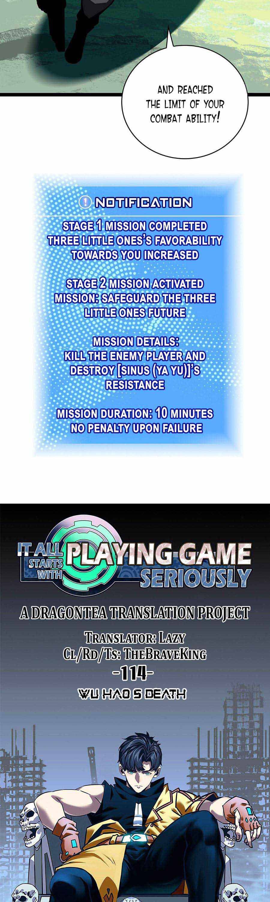 It all starts with playing game seriously Chapter 114 - page 9